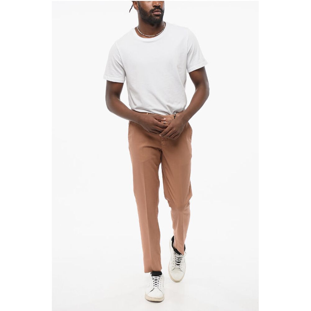 CIRCLE Textured Cotton Chinos Pants