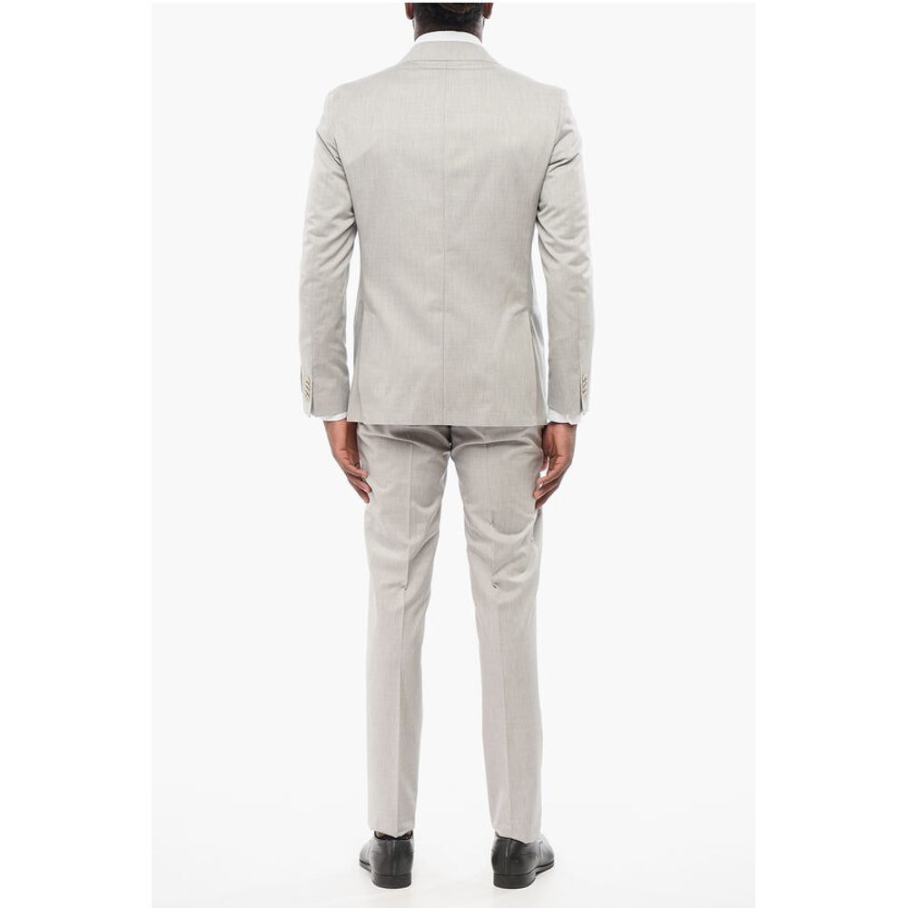 CC COLLECTION Half-lined REFINED Cotton Blend Suit