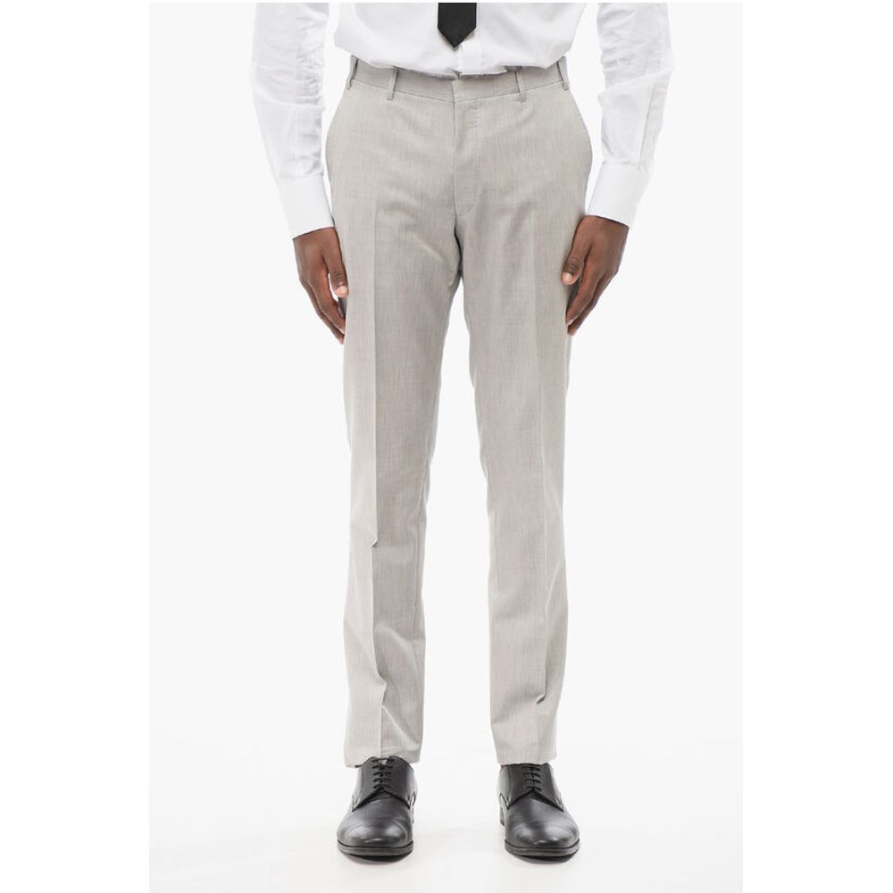CC COLLECTION Half-lined REFINED Cotton Blend Suit