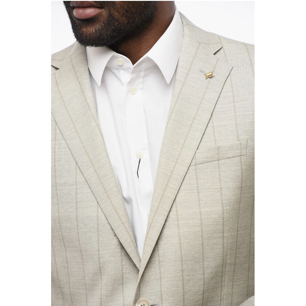 CC COLLECTION Pinstriped REFINED Virgin Wool Suit
