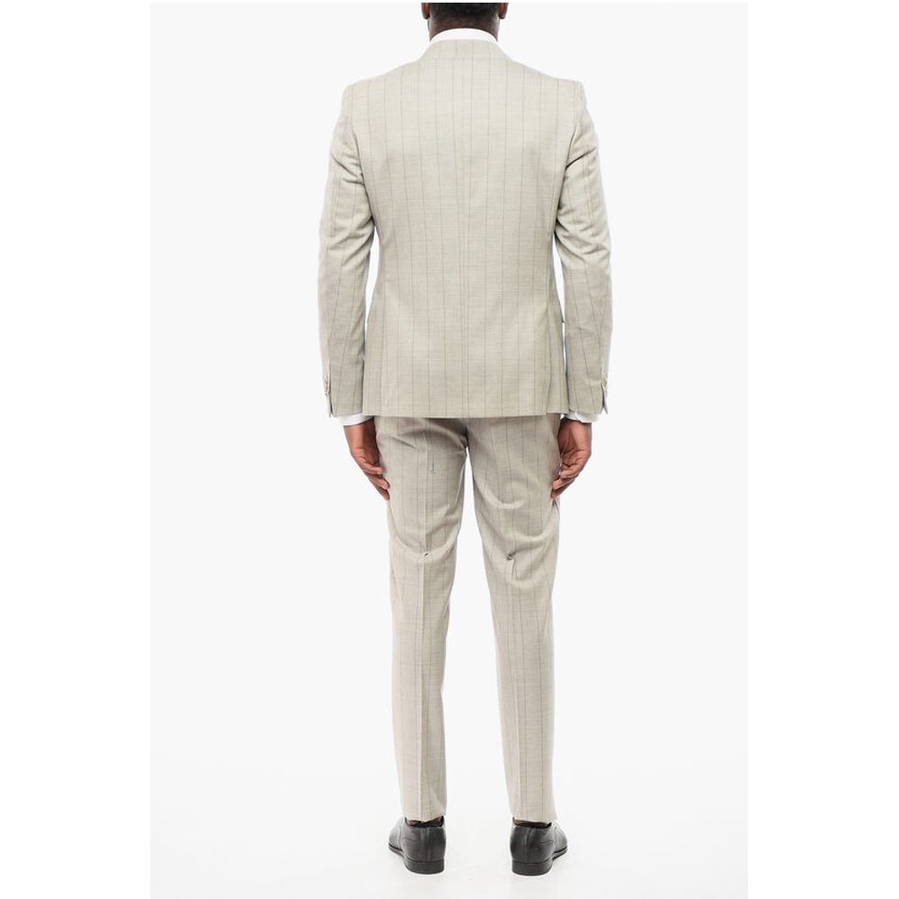CC COLLECTION Pinstriped REFINED Virgin Wool Suit