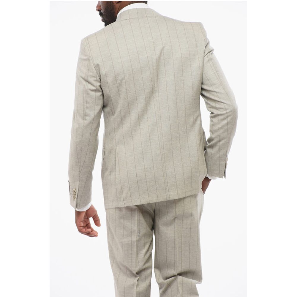 CC COLLECTION Pinstriped REFINED Virgin Wool Suit
