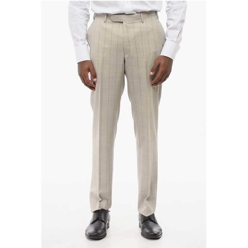 CC COLLECTION Pinstriped REFINED Virgin Wool Suit