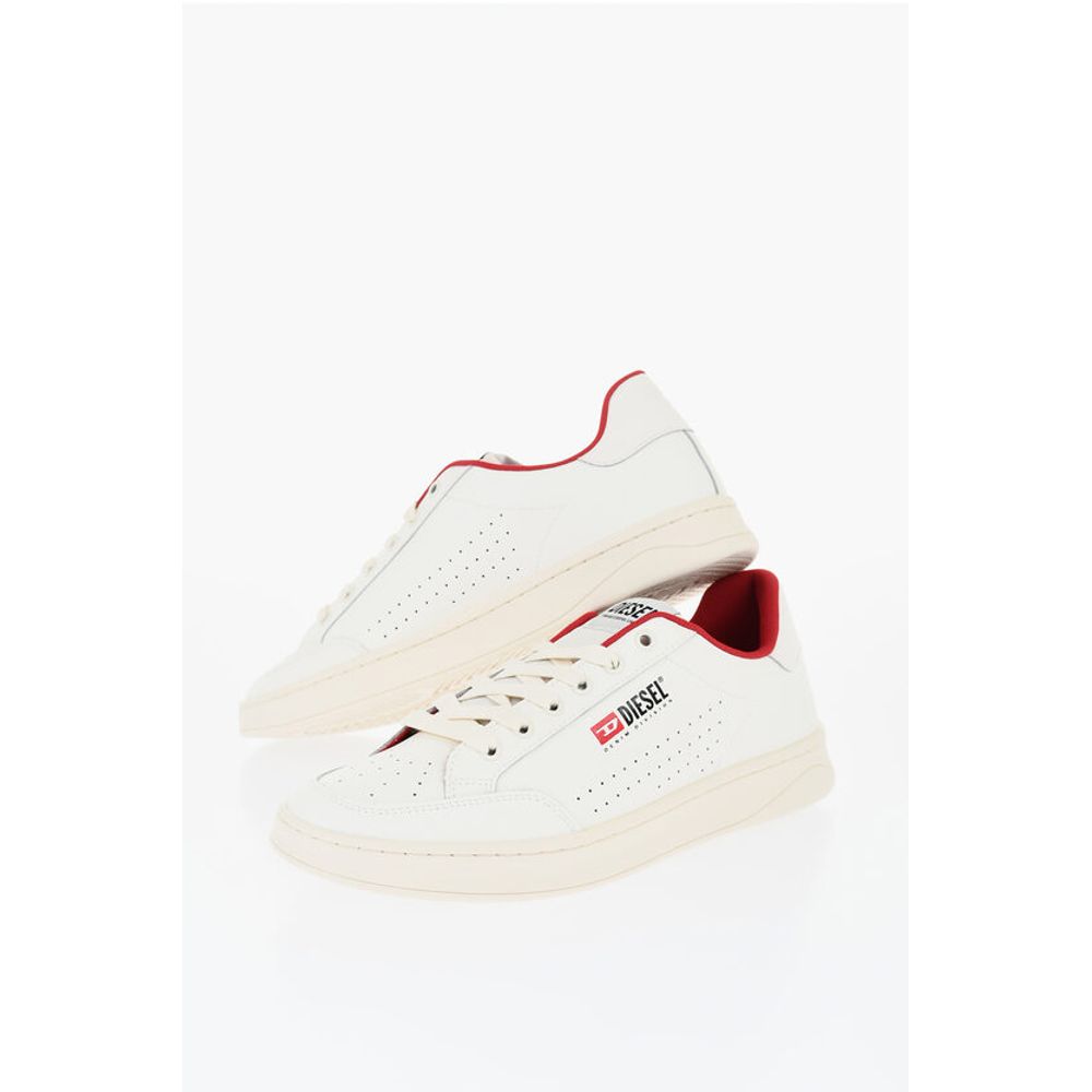 Textured Leather S-ATHENE VTG Low Top Sneakers