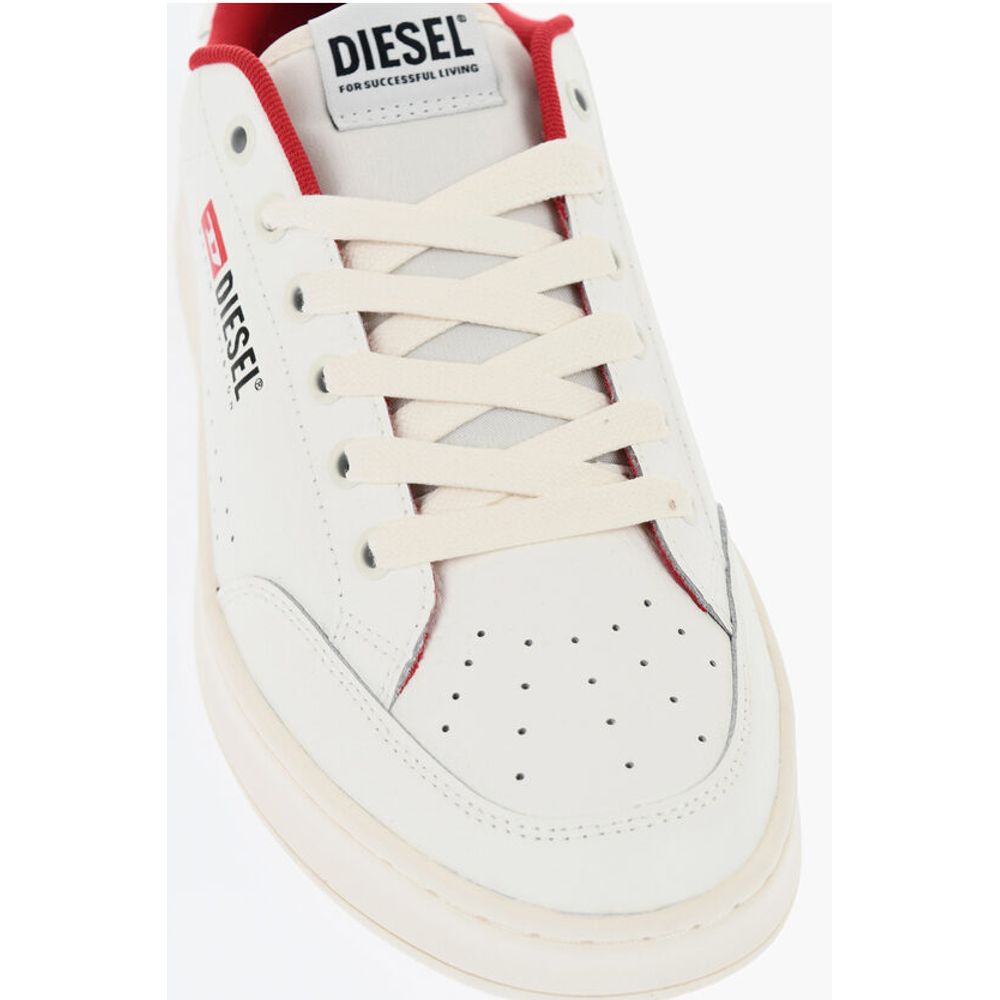 Textured Leather S-ATHENE VTG Low Top Sneakers