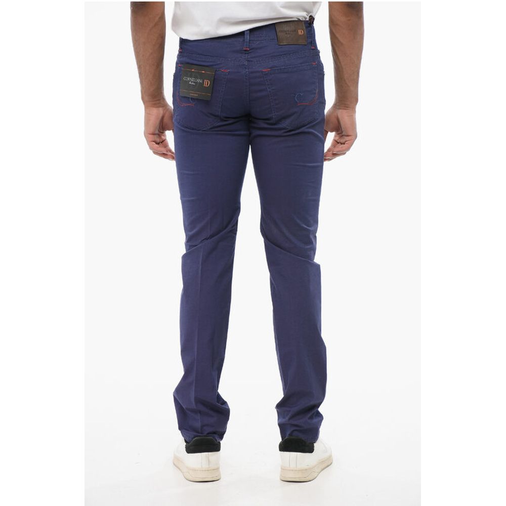 Cotton Washed- Effect Pants