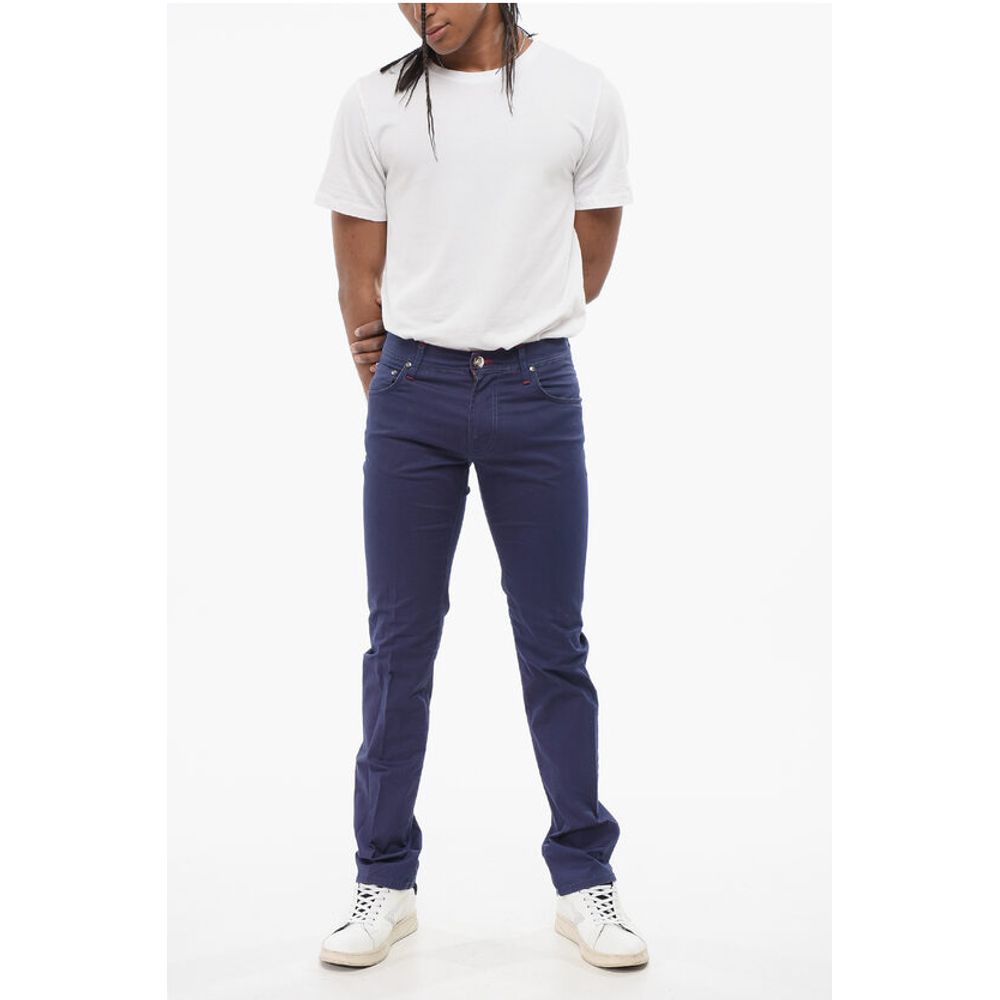 Cotton Washed- Effect Pants