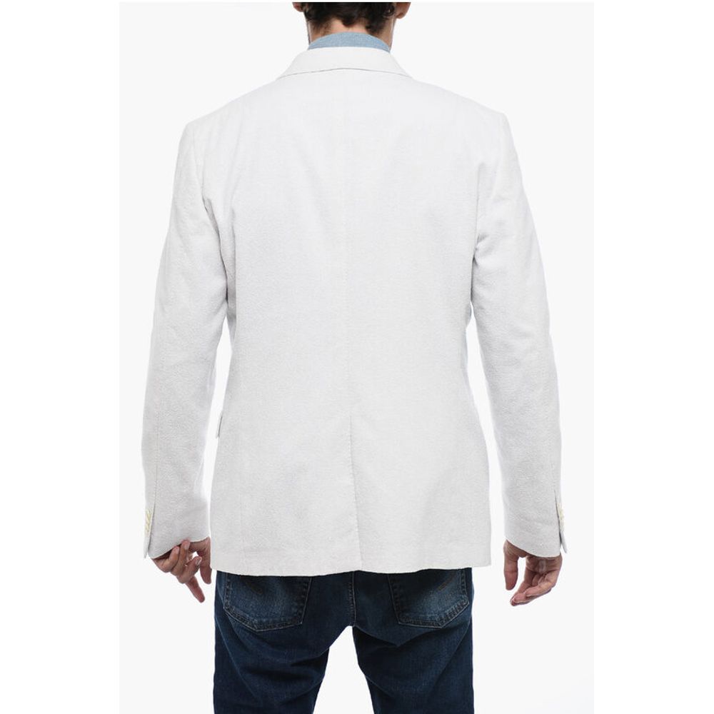 CC COLLECTION Double Breasted Blazer with Peak Lapel