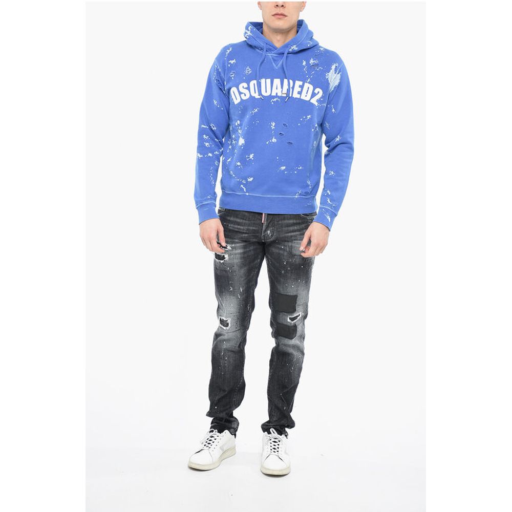 Distressed D2 GOTH FOAM Hoodie