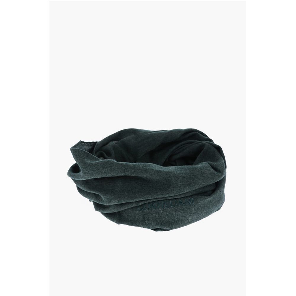 Solid Color Virgin Wool and Silk Scarf