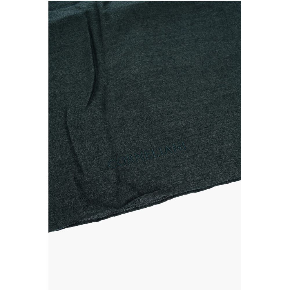 Solid Color Virgin Wool and Silk Scarf