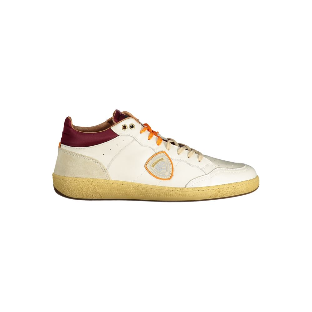 White Leather Men Sneaker
