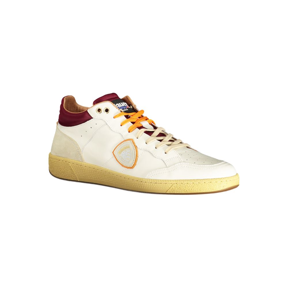 White Leather Men Sneaker