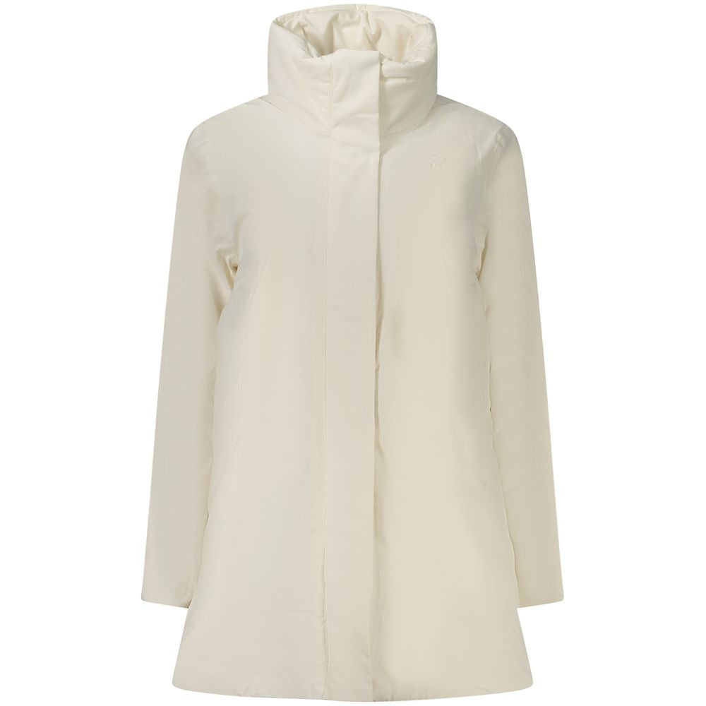 White Nylon Women Jacket