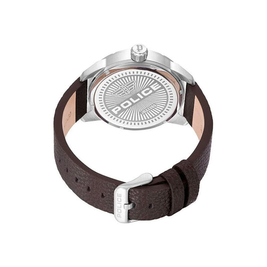 Brown Leather Dress Watch