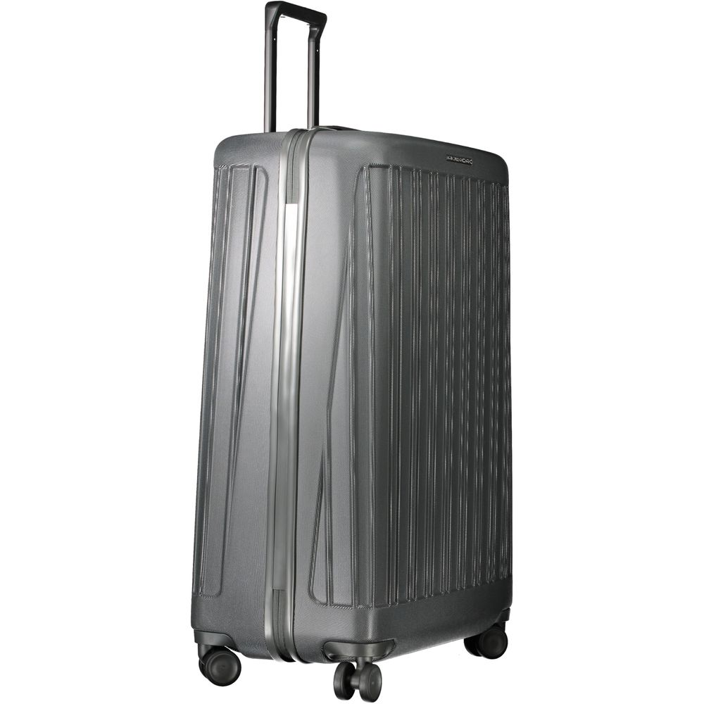 Gray Polycarbonate Men Luggage