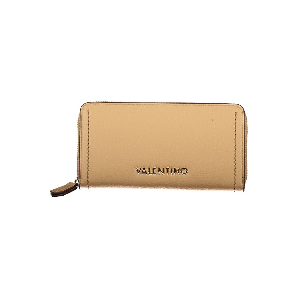 Beige Polyethylene Women Wallet