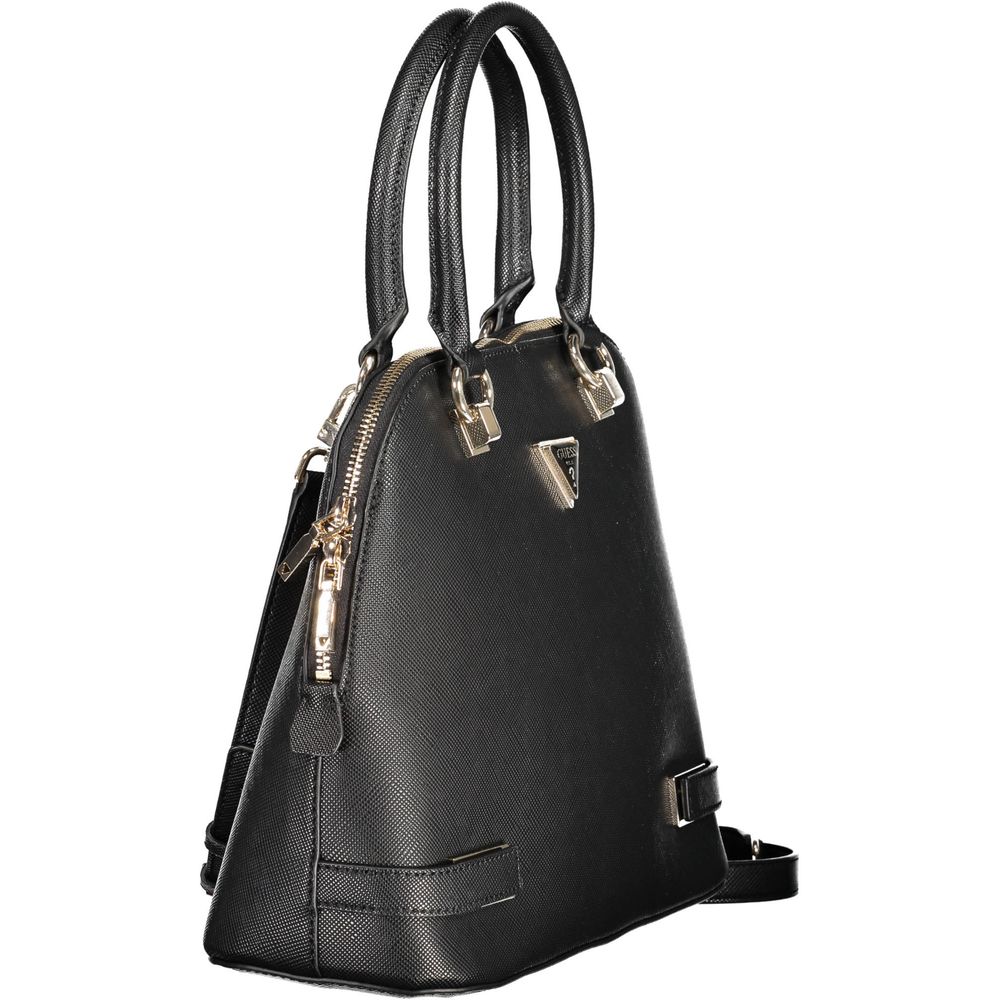 Nero Polyurethane Women Handbag