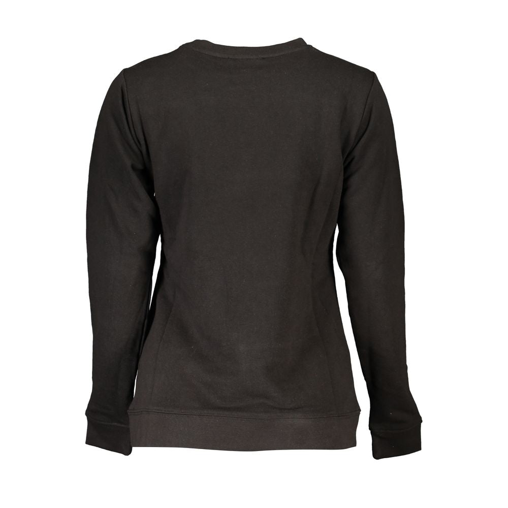 Black Cotton Sweatshirt