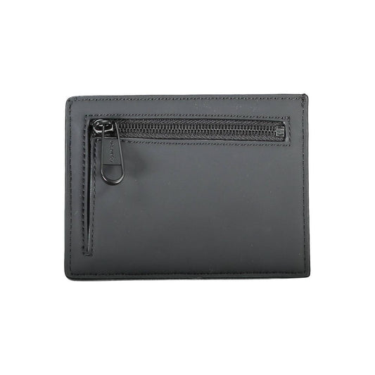 Nero Polyurethane Men Cardholder