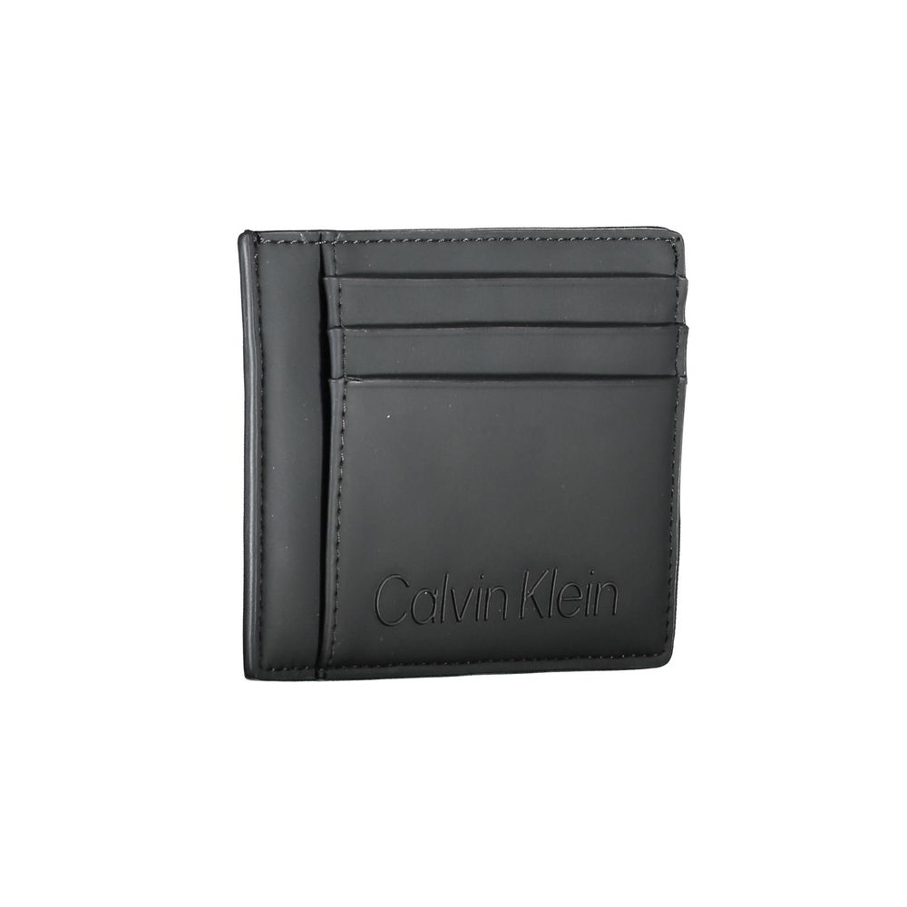 Nero Polyurethane Men Cardholder