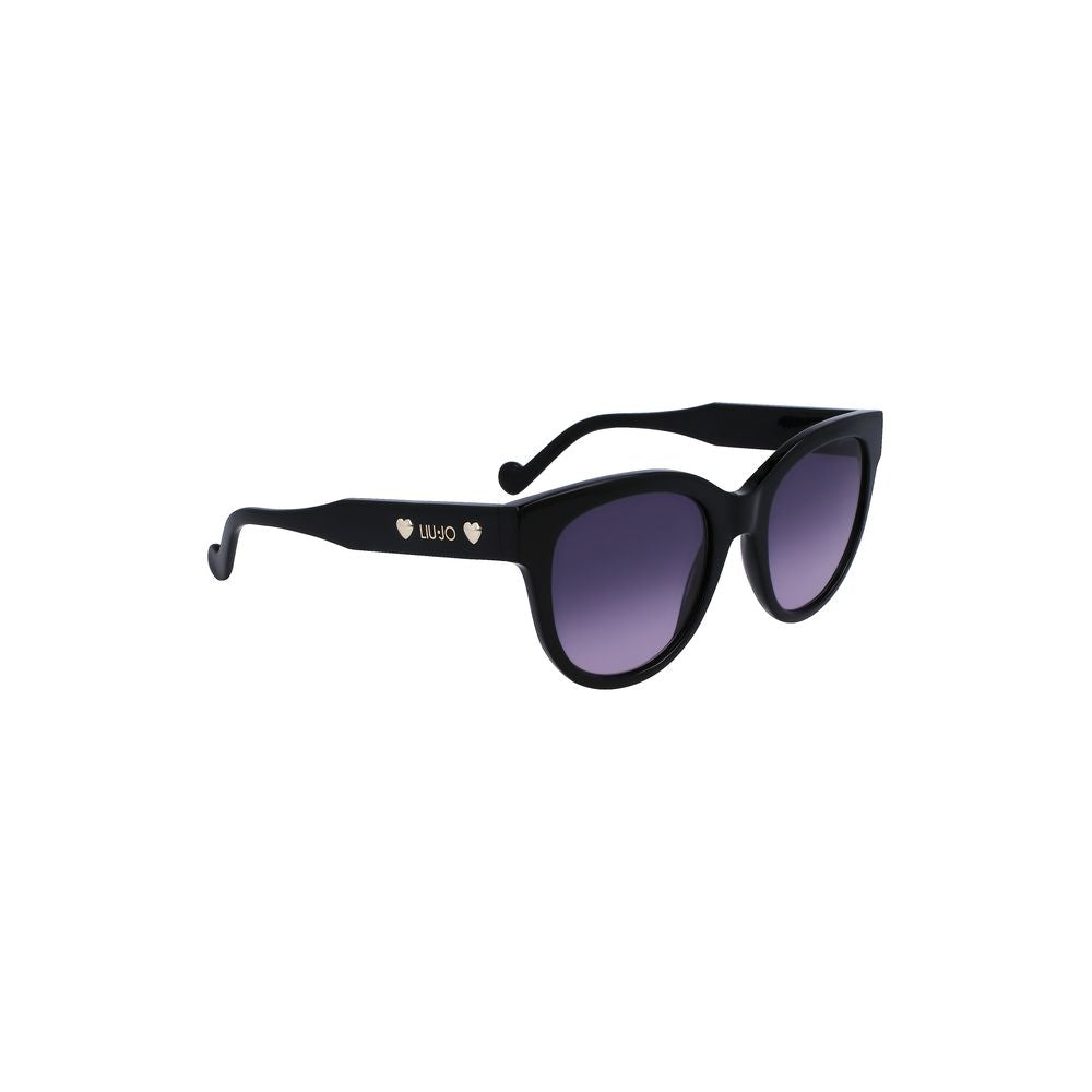 Black Haircalf Women Sunglass
