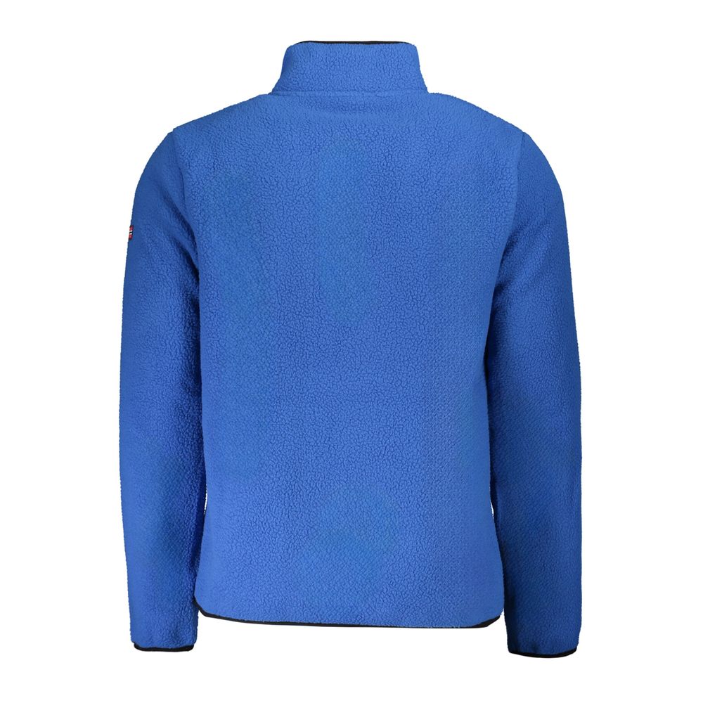Blue Polyester Sweatshirt