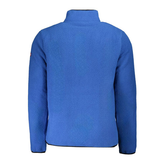 Blue Polyester Sweatshirt