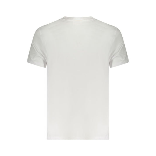 White Cotton Men T-Shirt