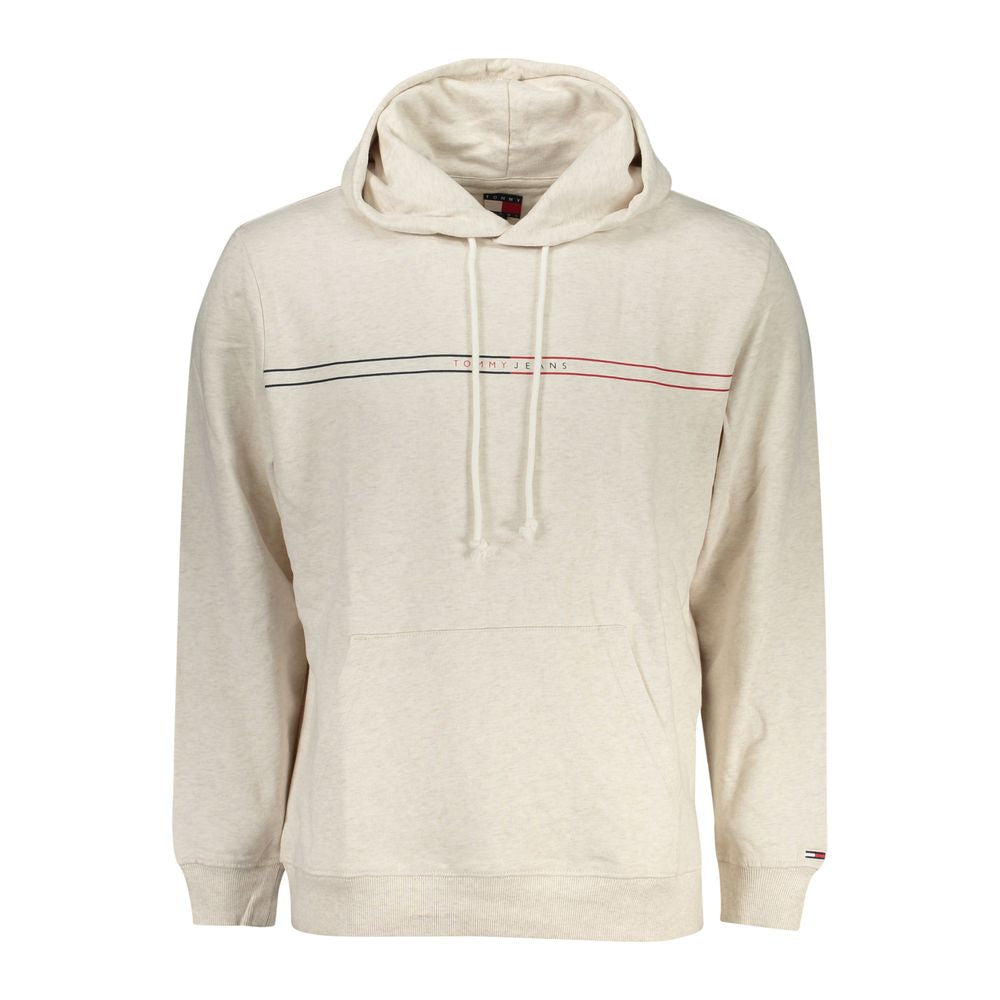 Beige Cotton Men Sweater