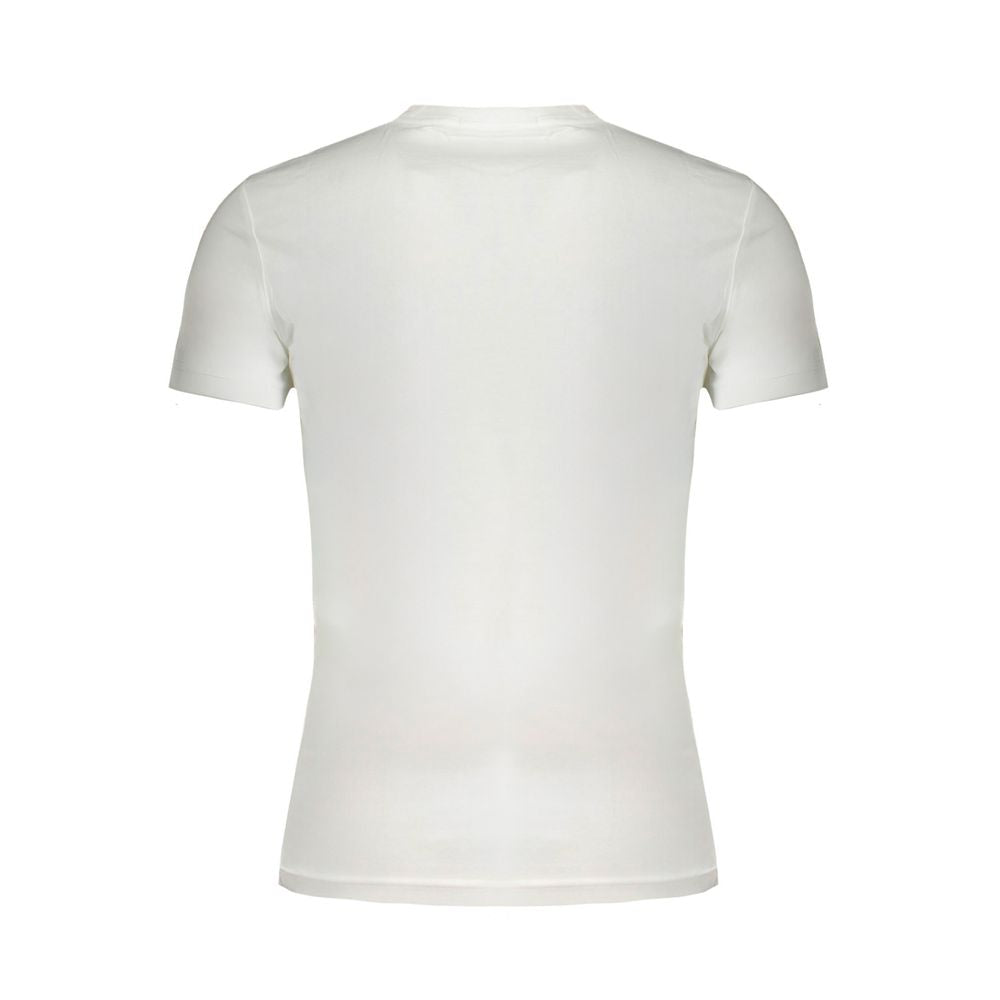 White Cotton Men T-Shirt