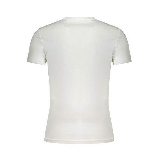 White Cotton Men T-Shirt