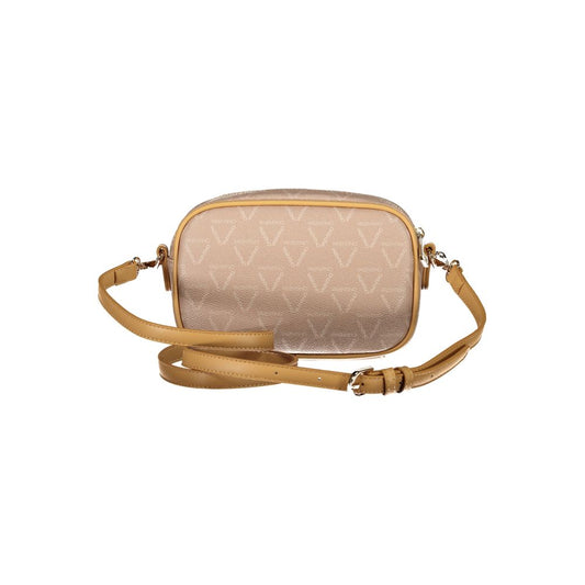Beige Polyurethane Women's Bag