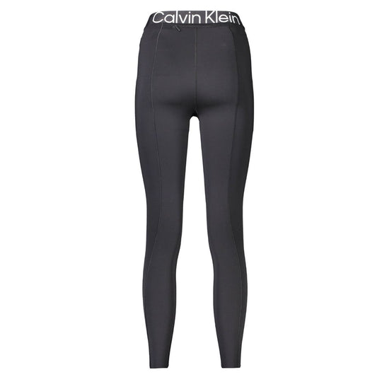 Black Polyester Women's Legging