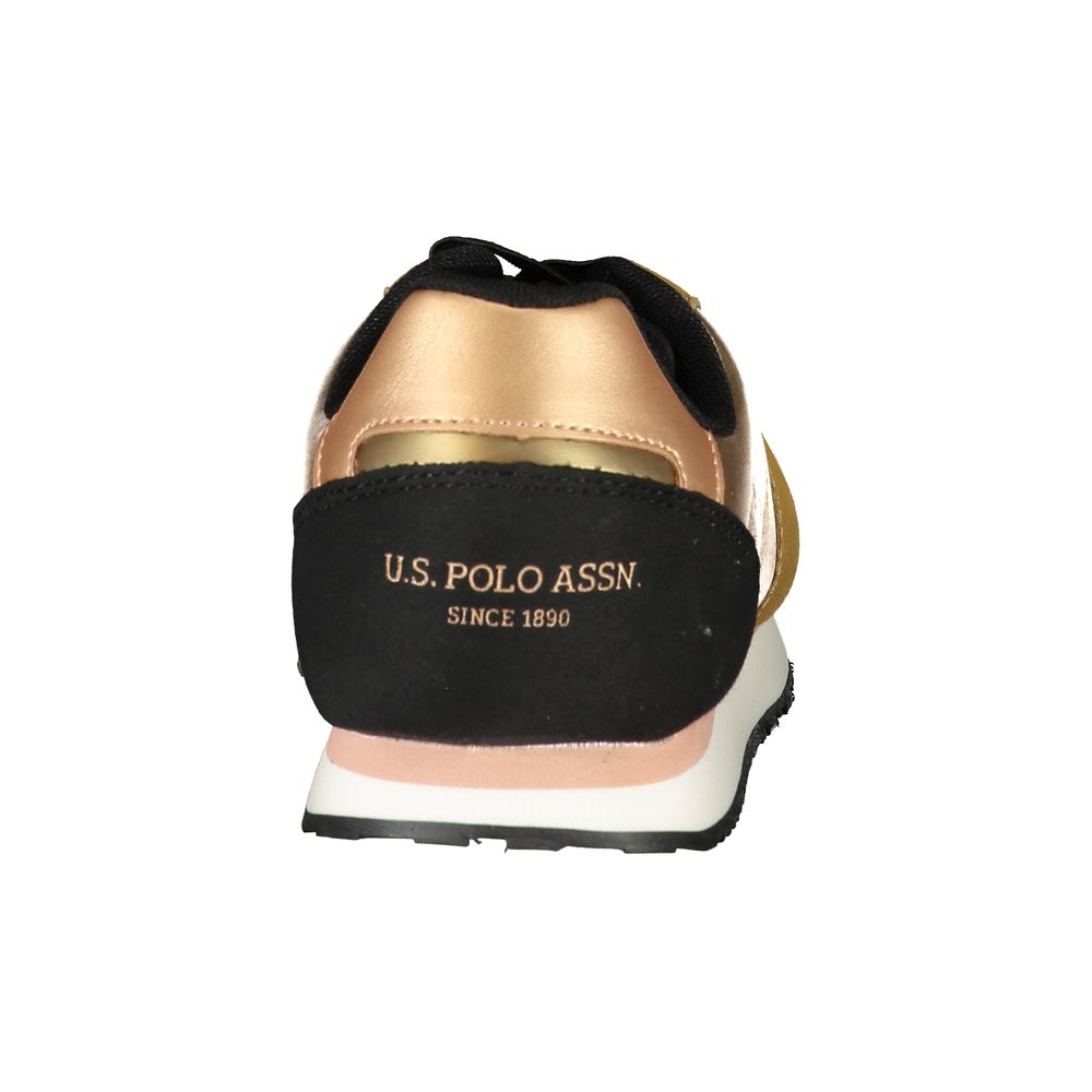 Oro Poliuretano Donna Sneaker