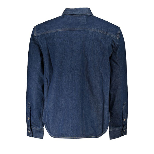 Blu Cotton Men Jacket