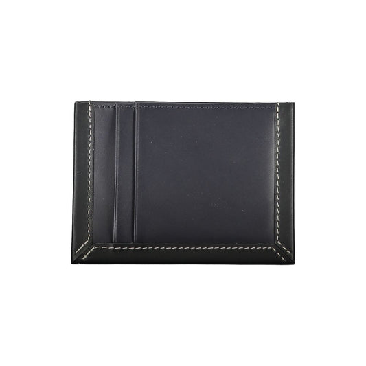 Blue Leather Men Wallet