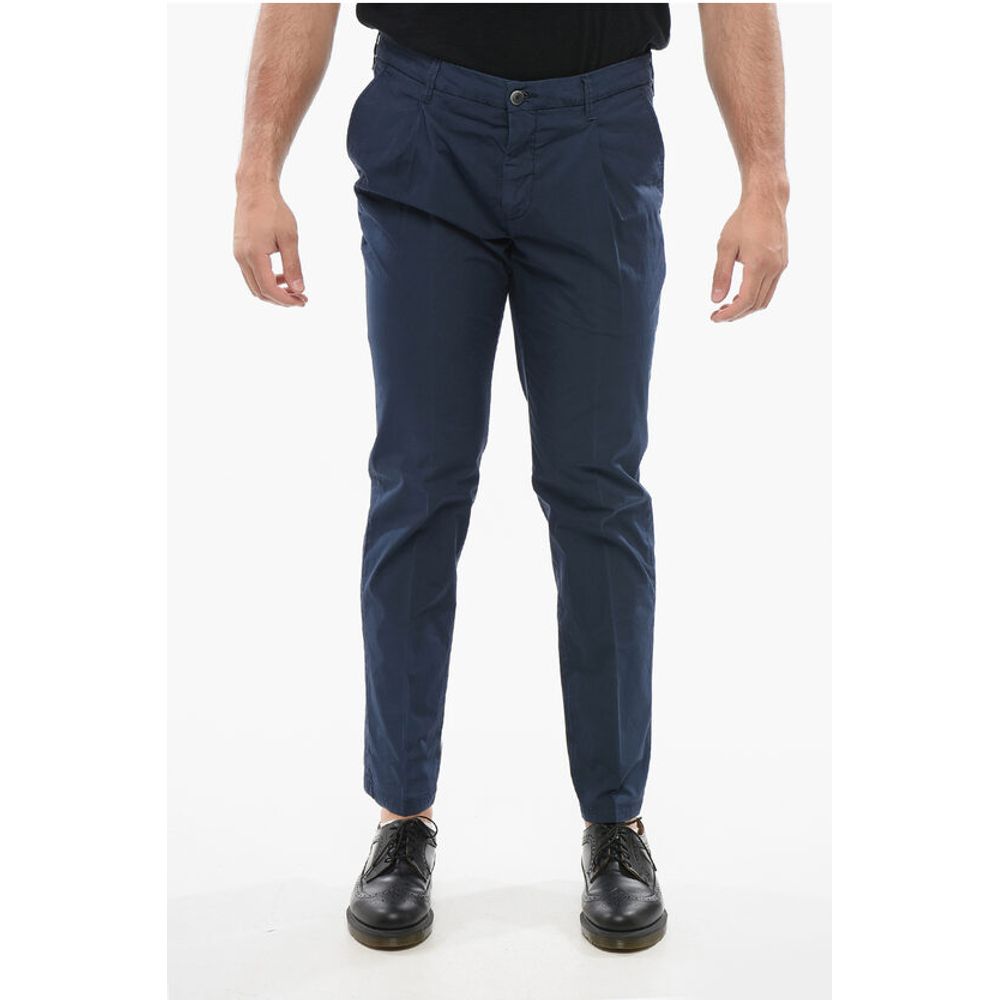 Cotton Pants with Belt Loop