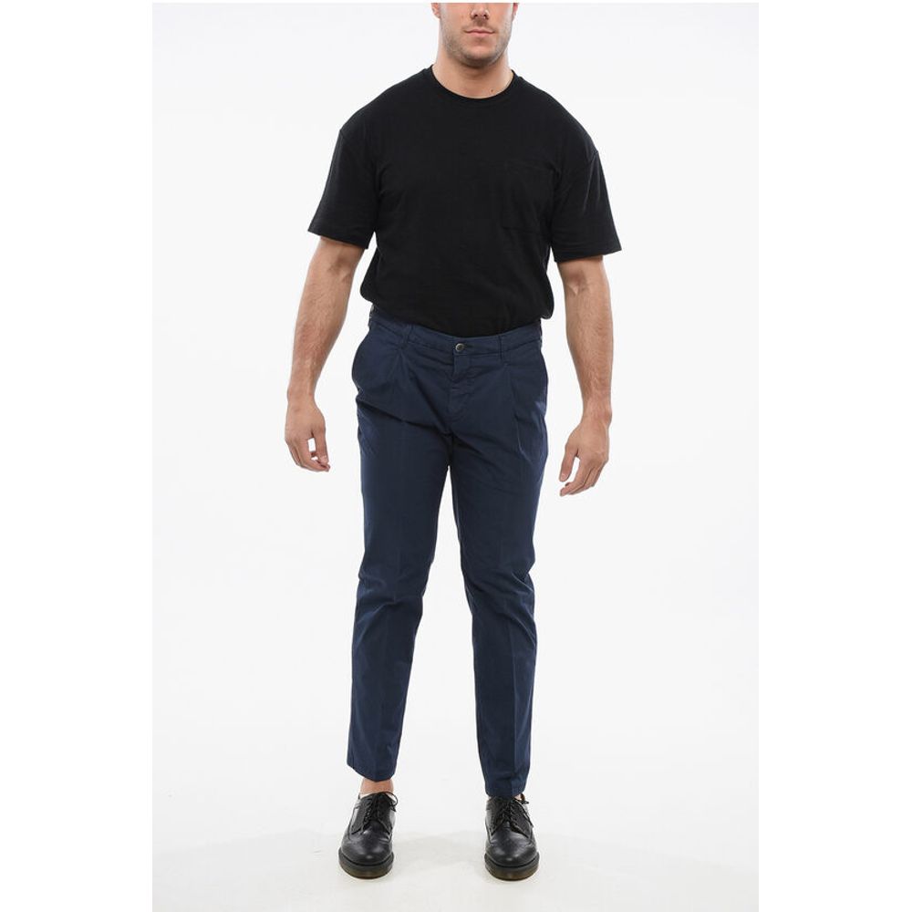 Cotton Pants with Belt Loop