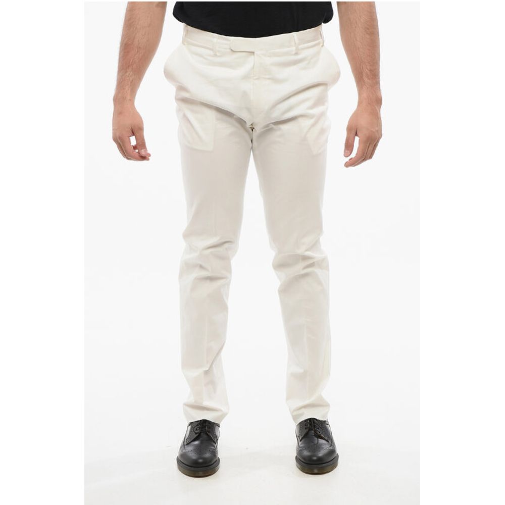 Cotton REFINED Pants with Hidden Clousure