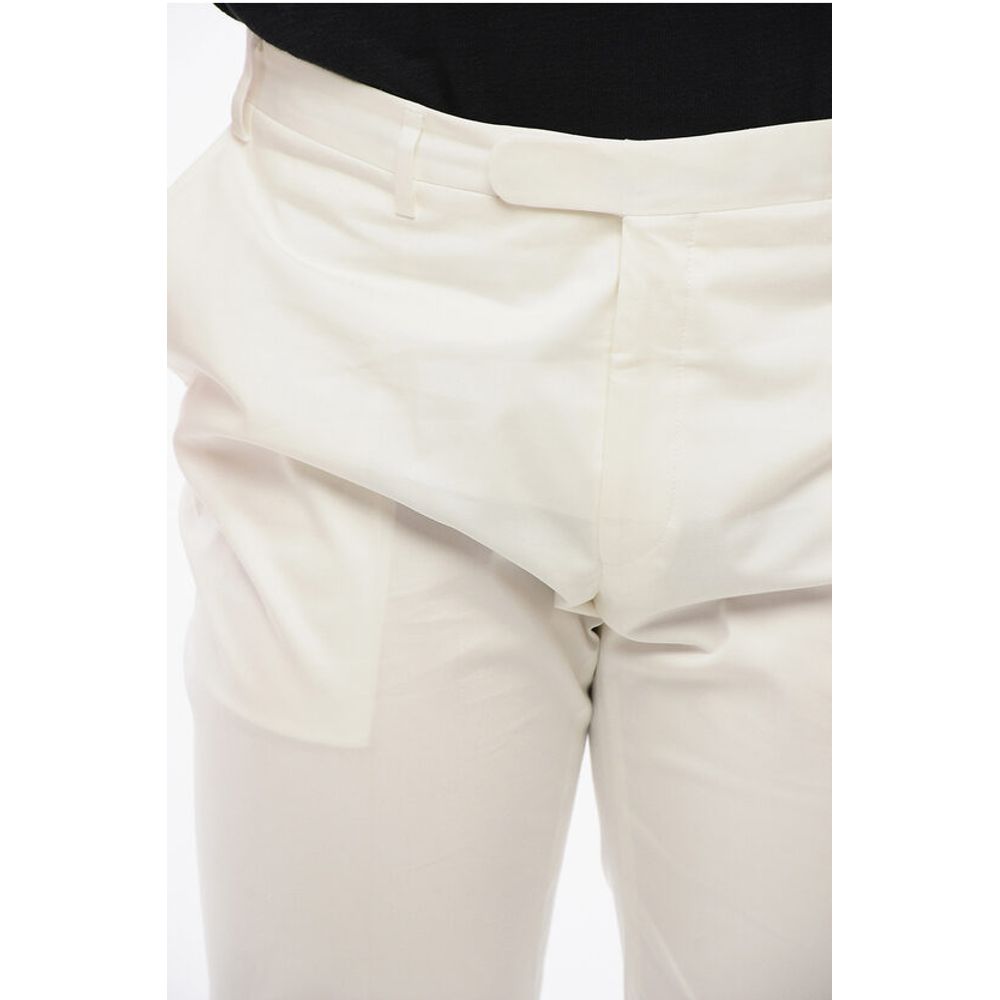 Cotton REFINED Pants with Hidden Clousure