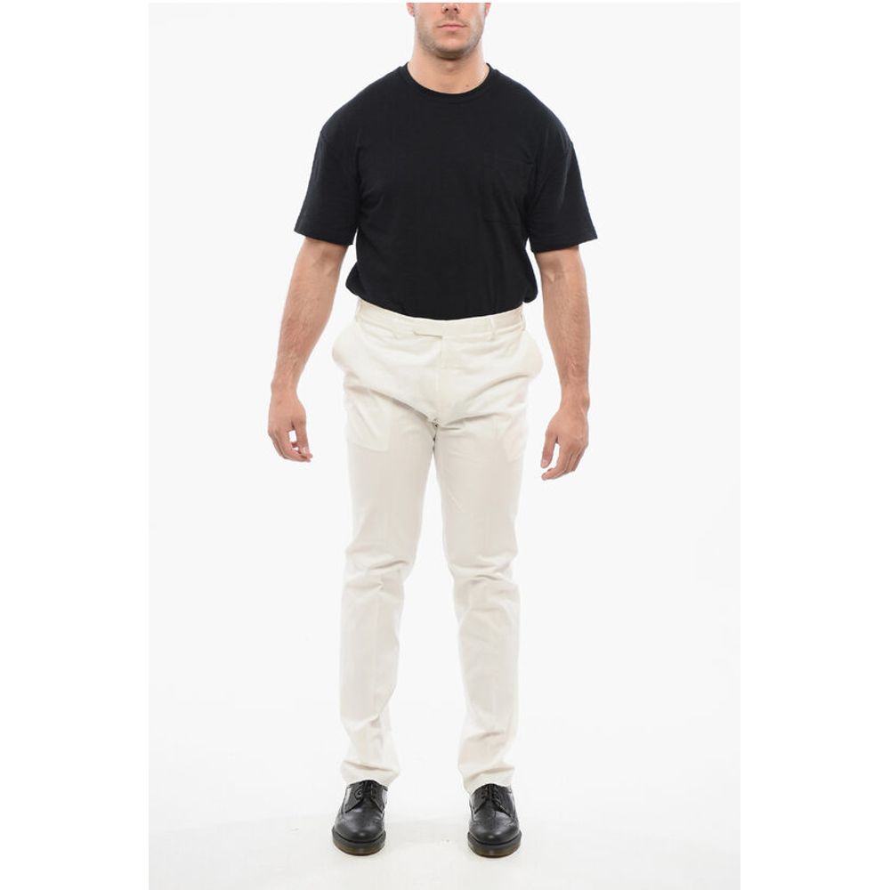 Cotton REFINED Pants with Hidden Clousure