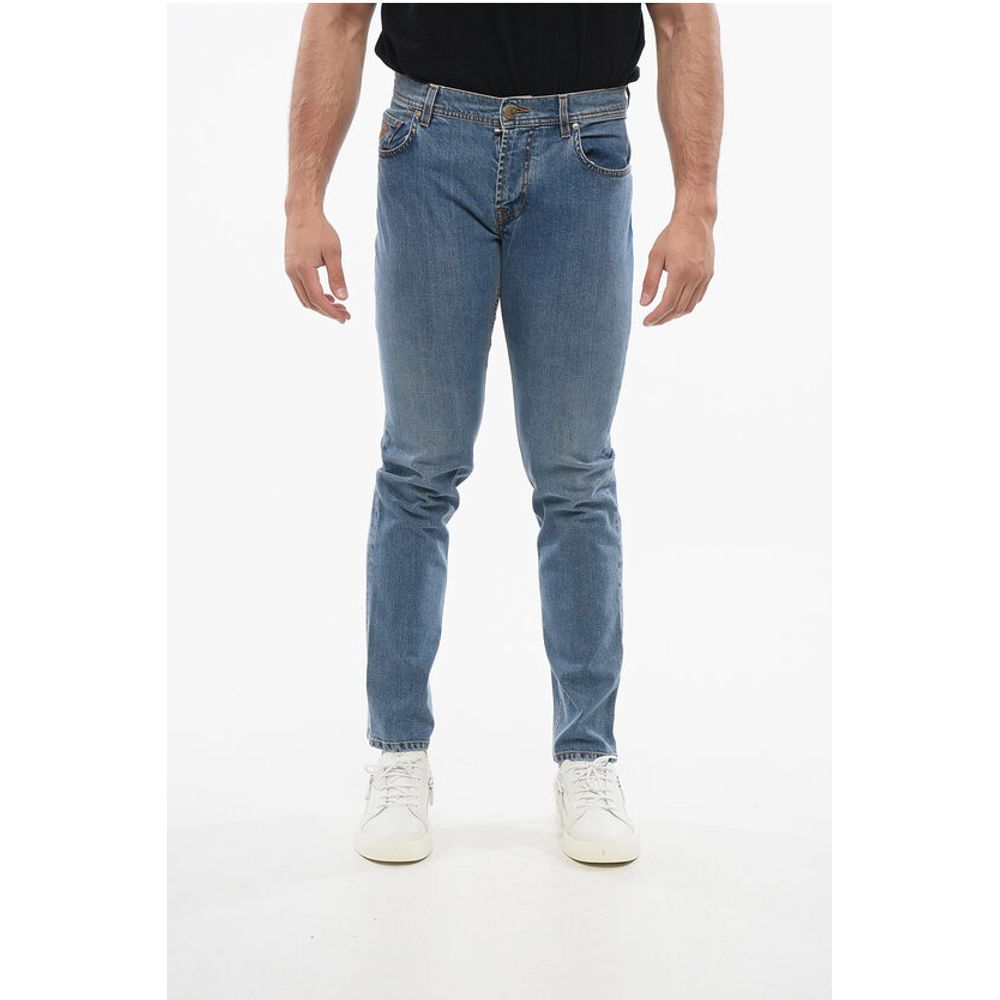 Faded Effect Regular Fit Denims