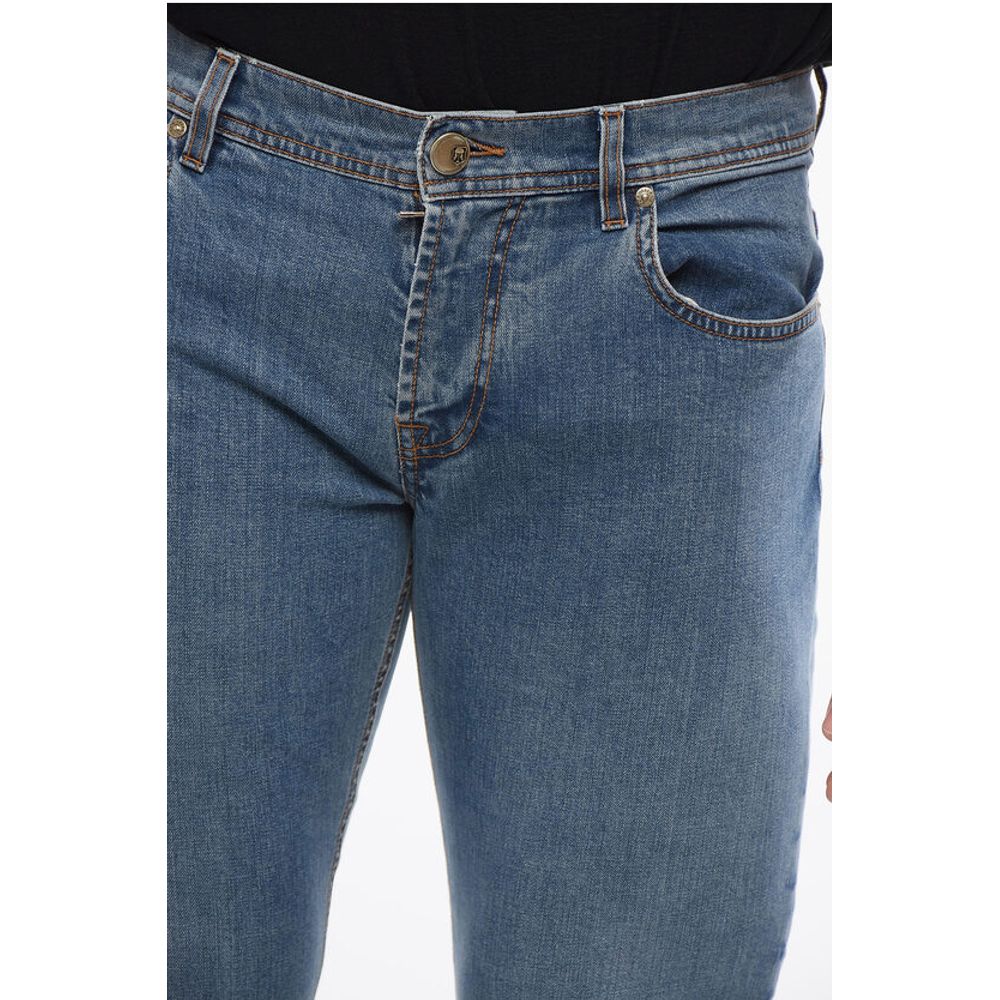 Faded Effect Regular Fit Denims