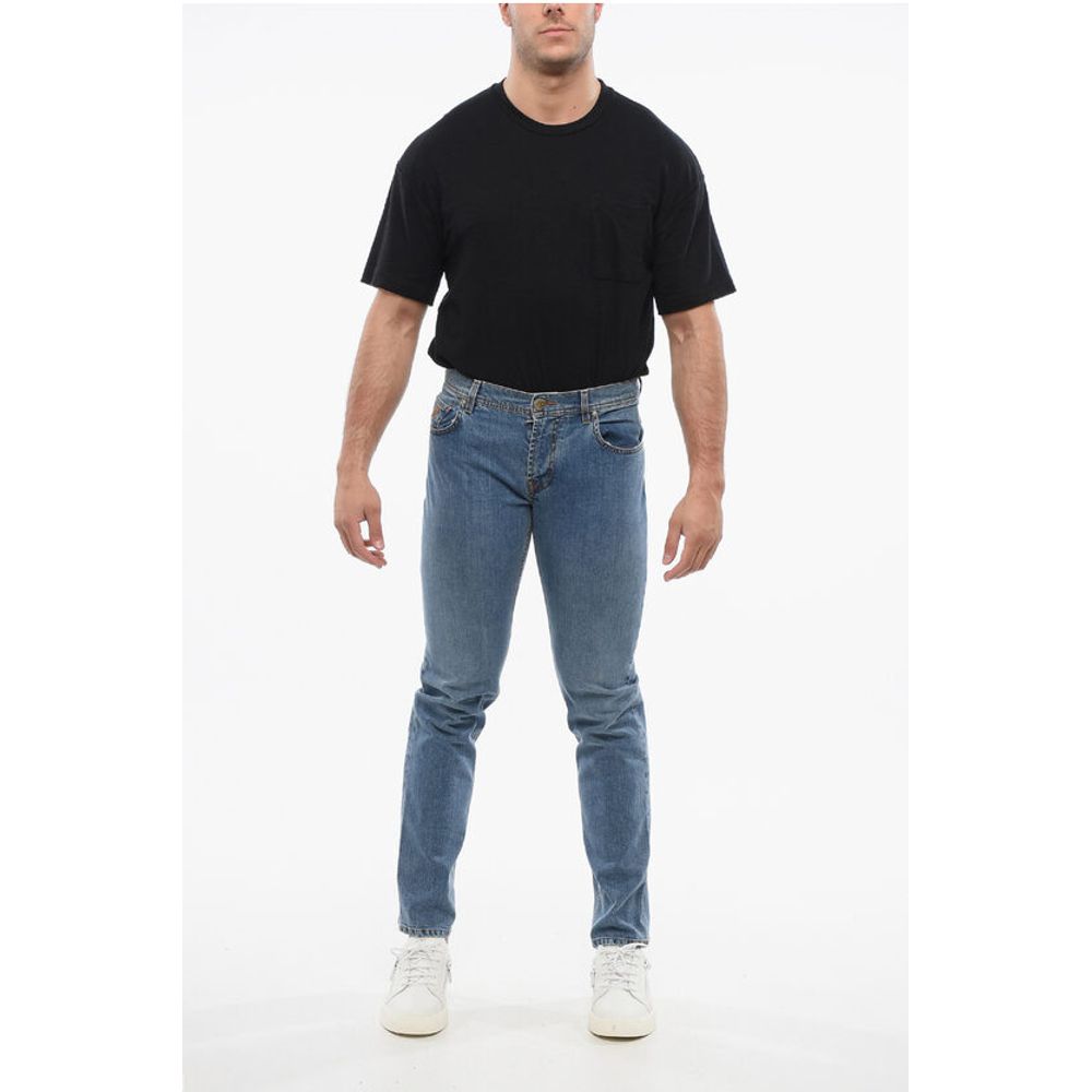 Faded Effect Regular Fit Denims
