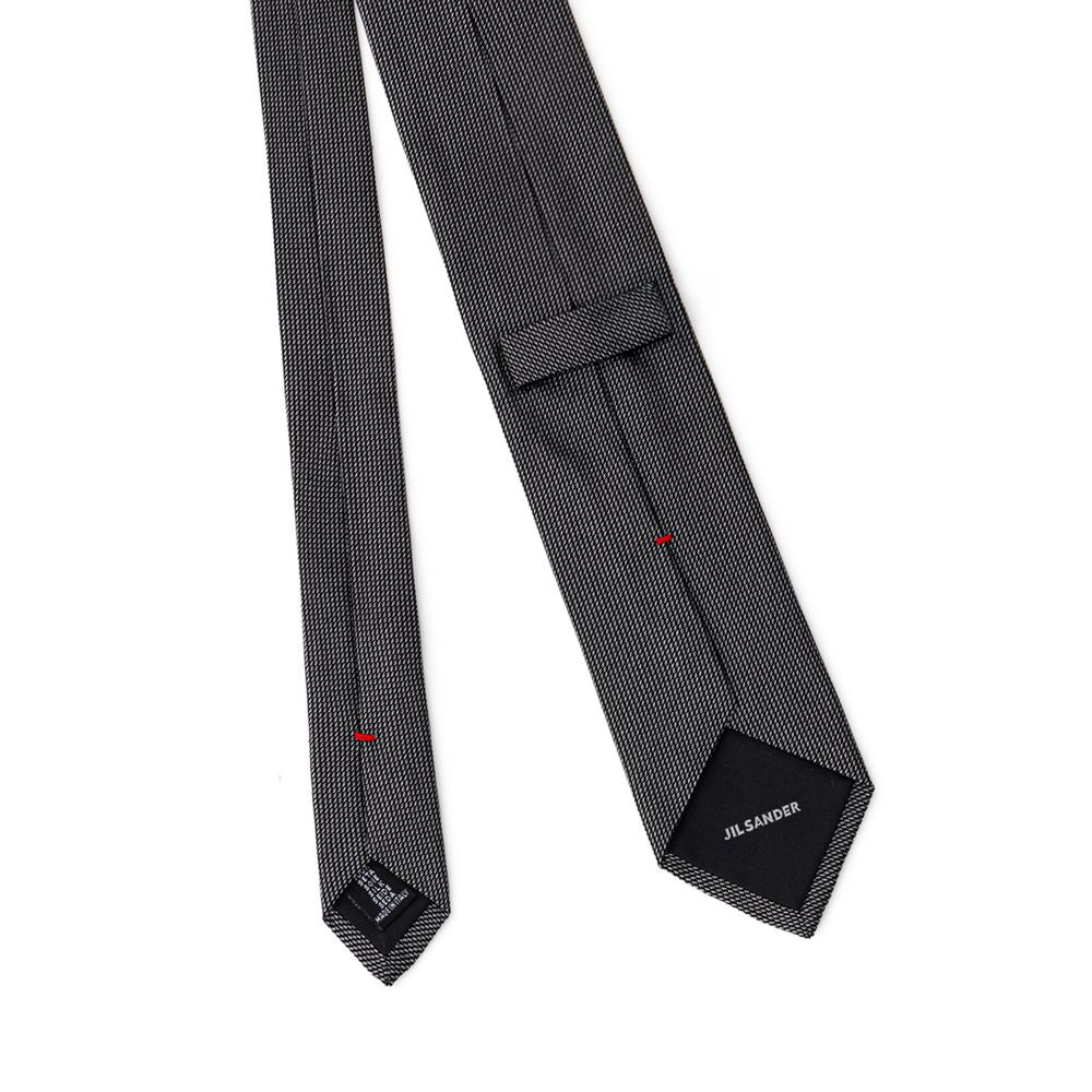 Gray Silk Ties & Bowty