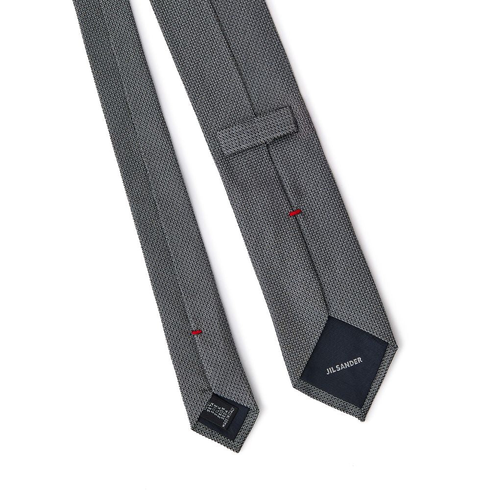 Gray Silk Ties & Bowty