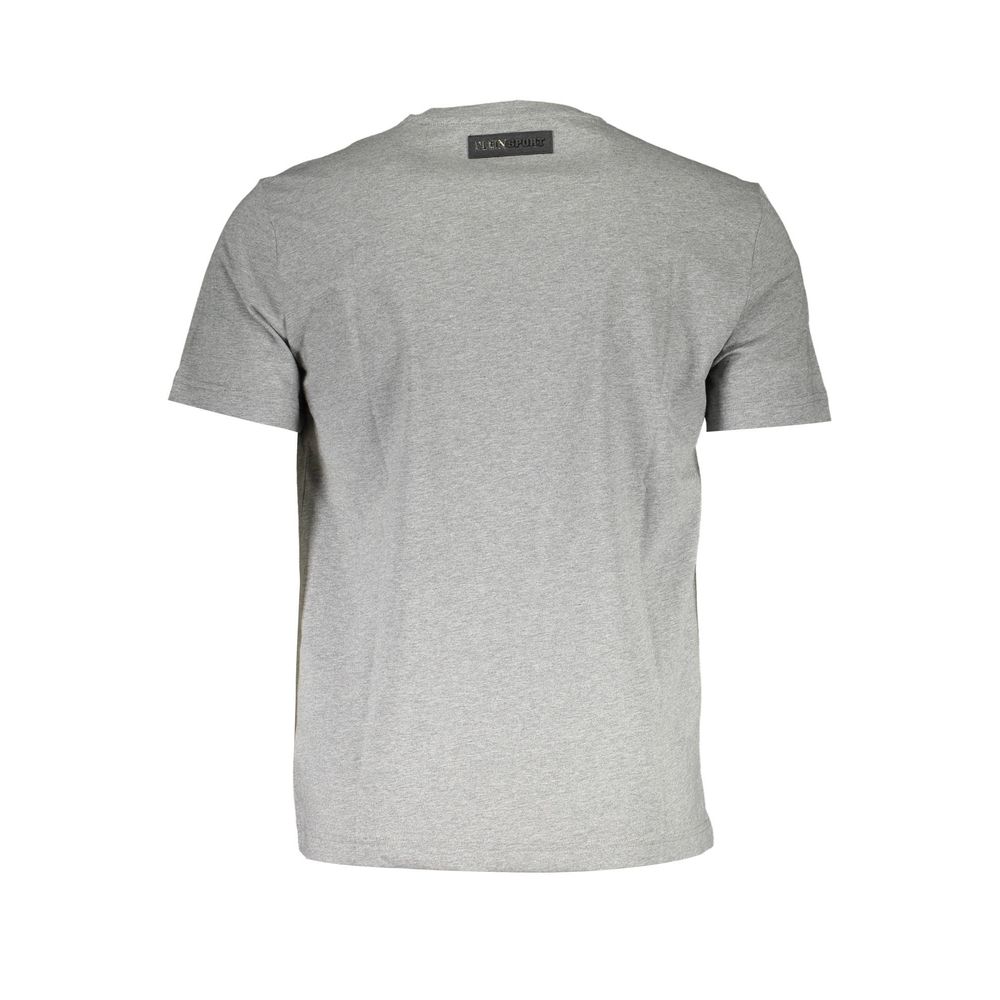 Grey Cotton Men T-Shirt