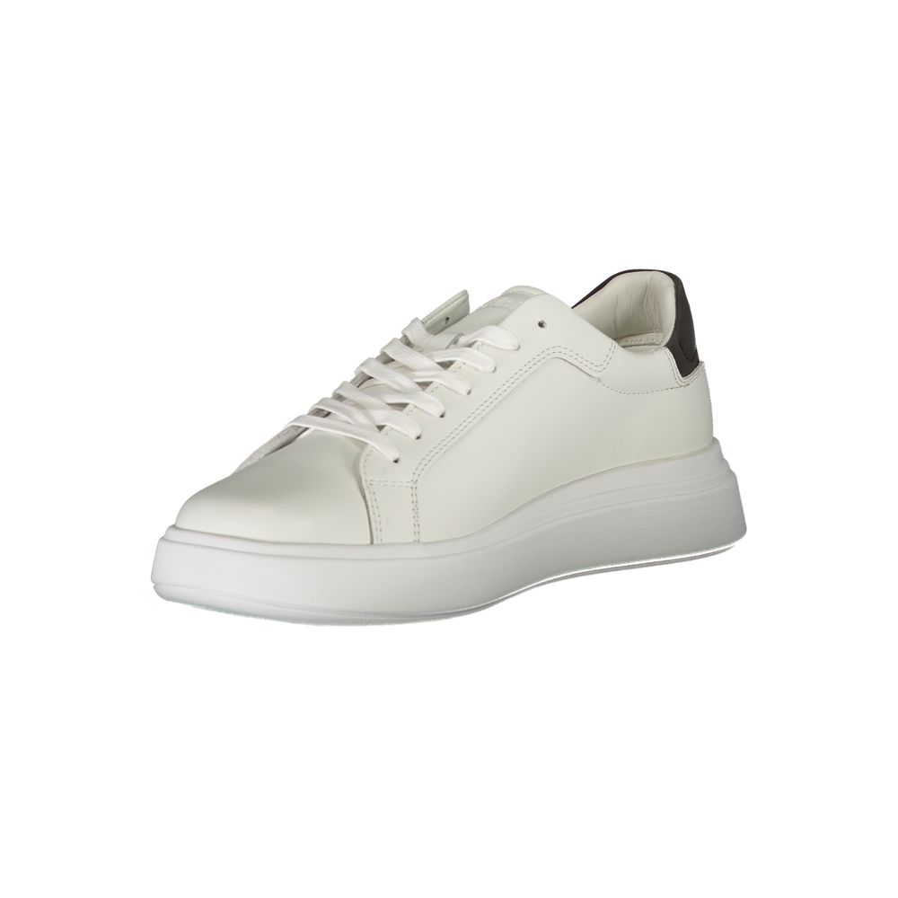 White Leather Men Sneaker