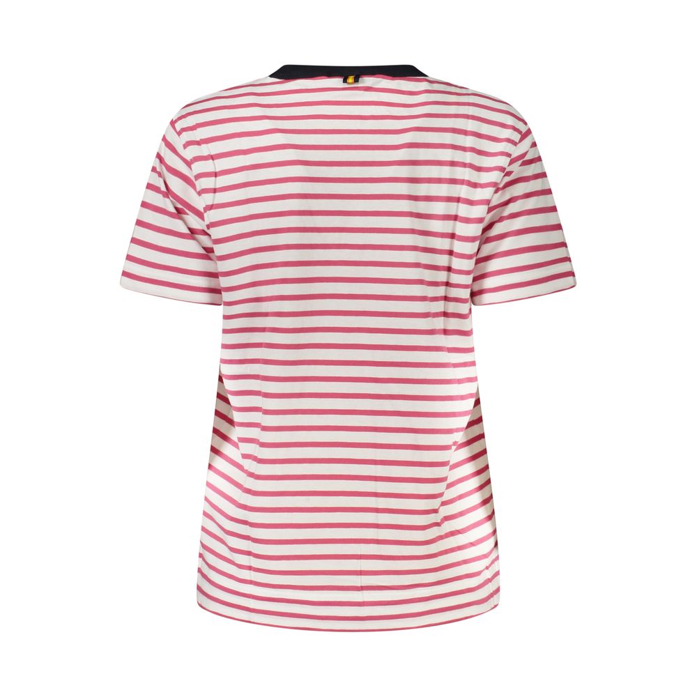 Pink Cotton Women T-Shirt